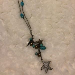Turquoise Starfish Necklace